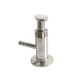 Sanitary SS304 Sample Cock Valve with ellipse handle Triclamp 25.4/50.5mm