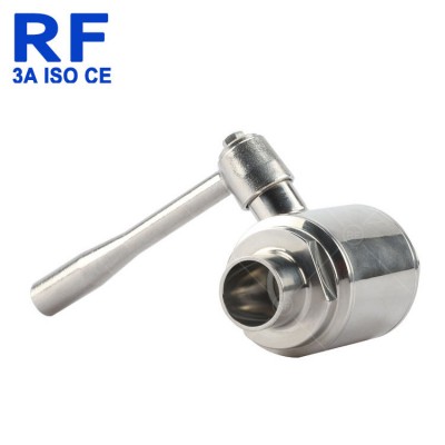 RF Sanitary Stainless Steel Welding Two Way Ball Valve