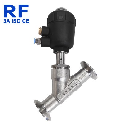 RF Sanitary Angle Seat Valve